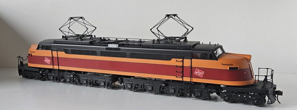 Modell einer elektrischen Lokomotive