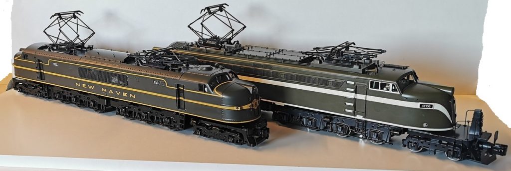 Modell von Elektrolokomotiven