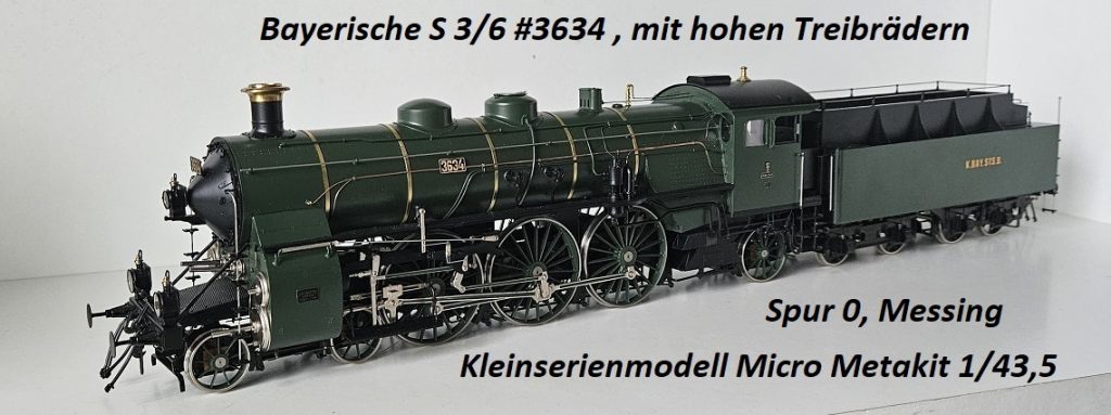 Bayerische Dampflok Modell 1:43,5