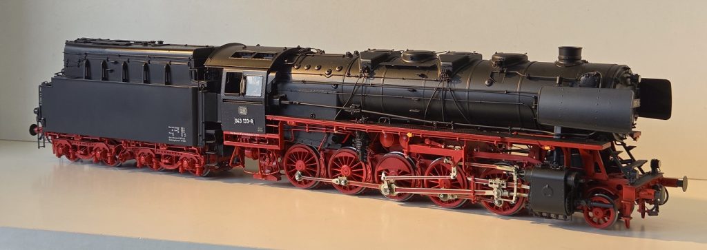 Modell einer Dampflokomotive